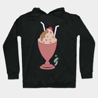 Ice cream sundae for 2 plus baby Hoodie